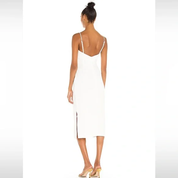 Elliatt Harley Dress in Ivory NWT Marabou Feather Detailing - Picture 5 of 11